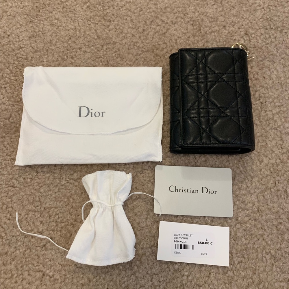 Dior Quilted Leather Continental Wallet